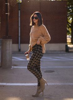 Experience the perfect combination of sophistication and style with our Tartan Tempo Pants. Featuring a plaid pattern and a stretchy elastic waistband, these high waisted pants will keep you looking sharp and feeling comfortable all season long--perfect for dinner, drinks, and even Christmas parties! Soft, stretchy knit fabric allows for a chic, elevated look that's both professional and cozy. Enjoy a touch of elegance with Tartan Tempo Pants. Fabric 95% Polyester, 5% Spandex Machine wash cold. Christmas Dinner Outfit Casual, Christmas Dinner Outfit, Dinner Drinks, Pants Fabric, Dinner Outfits, Christmas Parties, Plaid Pattern, High Waisted Pants, Dresses Xs