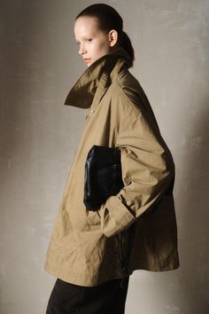 Andre Jacket British Workwear, Water Repellent Jacket, Waxed Cotton Jacket, Tanya Taylor, Rachel Comey, Winter 2024, Fall 2024, Cotton Jacket, Waxed Cotton