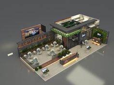 Cafeteria Design Plan, Restaurant Plans, Nightclub Design, Rooftop Design