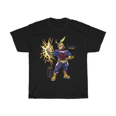 The All Might Anime Character Unisex Heavy Cotton Tee is from our Anime Collection featuring likenesses of popular anime characters and unique takes on the genre, our tees are sure to please any fan of the medium. Shop now for a stylish and comfortable addition to your wardrobe. .: 100% Cotton (fiber content may vary for different colors).: Medium fabric (5.3 oz/yd² (180 g/m²)).: Classic fit.: Tear away label.: Runs true to size S M L XL 2XL 3XL 4XL 5XL Width, in 17.99 20.00 21.97 23.98 25.98 27 All Might, Anime Collection, The Medium, Popular Anime, Anime Character, Black Tee, Cotton Fiber, Heavy Cotton, Cotton Tee