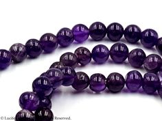 Amethyst Mala Mala completely made out Amethyst crystal beads with purple tassel. - 72cm in length. - 8mm crystal diameter. - Handmade. Worldwide Shipping More jewellery, accesoires, altar equipment and much more can be found at www.luciferothica.com © Luciferothica.com All Rights Reserved. Healing Amethyst Gemstone Beads Crystals, Purple Gemstone Beads Crystal Necklace For Meditation, Spiritual Amethyst Round Beads Crystals, Purple Rosary With 8mm Beads, Purple Rosary With 8mm Round Beads, Purple Spiritual Crystals For Jewelry Making, Amethyst Round Beads, Spiritual Purple Polished Beads, Amethyst Gemstone Crystals With Round Beads