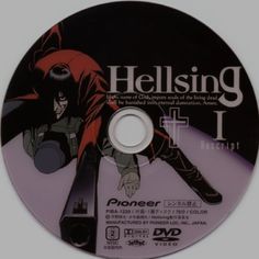 the dvd cover for helsing ii is shown in black and white, with an image of a person on it