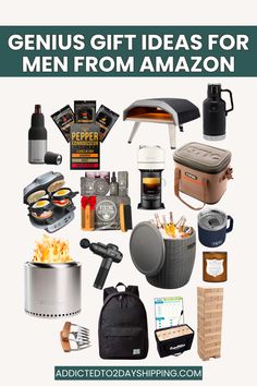 an image of men's gift ideas for the man from amazon on his website