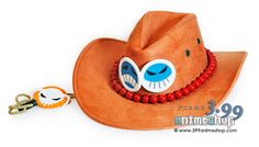 Ace Cosplay, Ace Hat, One Piece Portgas D Ace, Hat Cosplay, Portgas D Ace, Anime Merchandise, Cowboy Hat, Under Construction, Cowboy Hats