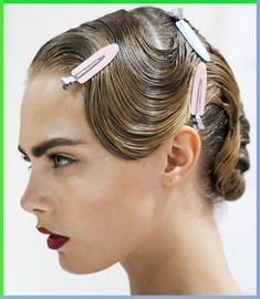 There are some wonderful uses for baking soda - From cleaning to healing sore throats, find out 56 uses for this magical household product. Finger Wave Hair, Finger Wave, Mod Hair, Runway Hair, Finger Waves, Hair Nets, Natural Wavy Hair, 2015 Hairstyles