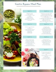 Post Gastric Bypass Meal Plan, Gastric Bypass Pre Op Diet, Bariatric Diet Plan Post Op, Gastric Bypass Recipes Meals, Bariatric Recipes Gastric Bypass Meals, Bariatric Meal Plan Post Op Phase 4, Bariatric Meal Plan