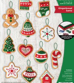 the crafty kit includes christmas ornaments