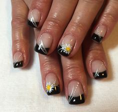 Nail Tip Ideas, September Nails Designs, Dot Nails, Acrylic French, September Nails, Summer Nail Art, French Manicure Nails, Fancy Nails Designs, French Nail Art