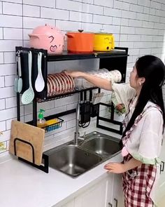 Sweatshirt lazy fold method 😍✨Tag and share with your friends 💞 Boxe organizer link in bio 🛍️⬆️ FOLLOW @myorganizinginterior FOR MORE… | Instagram Sink Dish Drying Rack, Kitchen Sink Rack, Sink Dish Rack, Dish Drying Rack, Space Saving Kitchen, Kitchen Solutions, Dish Drainers, Over The Sink, Dish Rack Drying