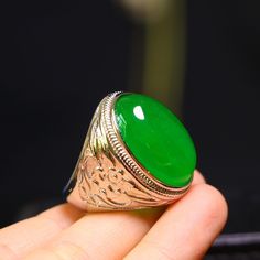 Welcome to browse and bring you happiness and life color!! Size: inside diameter:20mm/0.787in 27mm * 20mm *11mm The delivery is fast and safe. Please contact me if you have any questions. Formal Carved Green Ring, Carved Jade Rings As A Gift, Green Carved Rings For Formal Occasions, Carved Jade Rings For A Gift, Formal Green Carved Ring, Green Carved Jade Rings, Carved Green Jade Rings, Carved Jade Ring Jewelry, Collectible Carved Round Jewelry