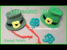 crochet pattern leprechaun hat for children