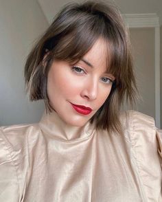 Bob Lung, French Haircut, Κούρεμα Bob, Chin Length Haircuts, Trendy Bob Hairstyles, Bob Haircut With Bangs, Short Bob Haircuts, Haircuts With Bangs, Curtain Bangs