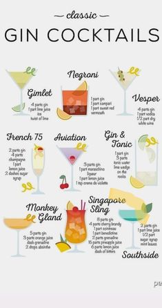 the ultimate guide to gin cocktails for every type of drinker in the world