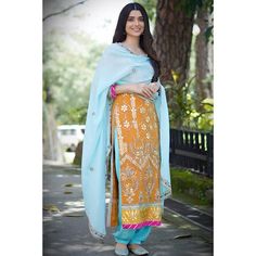 Statement Dupatta, Anarkali Designs, Patiala Suit Designs, Trendy Suits