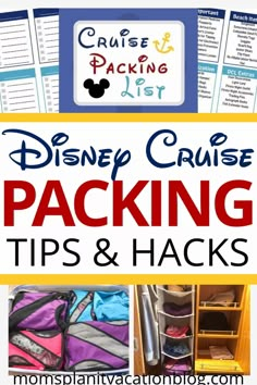 disney cruise packing tips and hacks