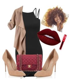 "Untitled #5" by angelika-rogers on Polyvore featuring AX Paris, Lipsy, Chanel and Lime Crime Chanel, Paris, Luxury Fashion