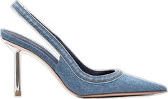 Blue Pumps, Slingback Pump, Pumps, Blue