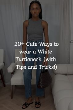 Discover the perfect blend of simplicity and cuteness with these white turtleneck outfits, designed to elevate your aesthetic effortlessly. Click now to explore the chic and timeless fashion inspiration!