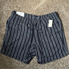 Brand New Aeropostale Shorts Casual Striped Pajama Shorts, Aeropostale Shorts, Aeropostale, Mens Shorts, Blue White, Give It To Me, Color Blue, Blue And White, Man Shop