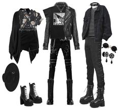 Emo Boy Style, Goth Boy Outfits, Rock Fits, Metalhead Fashion, Alternative Fashion Grunge, Punk Ideas, Goth Gf, Goth Clothes