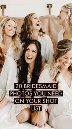 the bridesmaid photos you need on your shot list are so fun to take