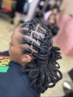 Afro Braided Hairstyles, Styles Short Locs, Braided Hairstyles Ponytail, Short Locs, Hairstyles Braid