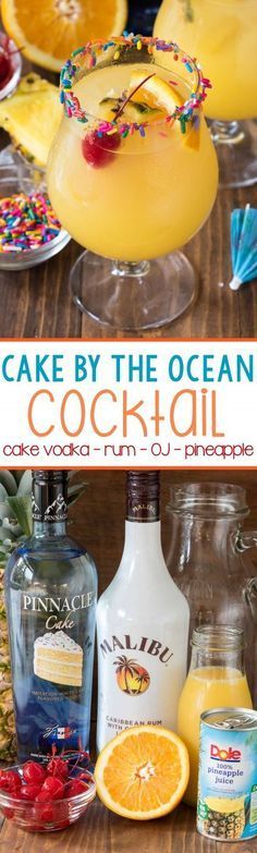 Ocean Cocktail, Cake By The Ocean, Cake Vodka, Cocktail Cake, Drink Party, Party Drinks Alcohol, Jello Shot, Drinks Alcohol, Jello Shots