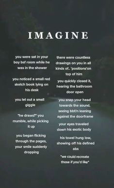 the poem imagine is written in front of a black background with white writing on it