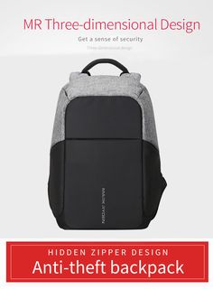 Multifunctional Gray Anti-theft Bag, Gray Multifunctional Anti-theft Bag, Black Backpack With Anti-theft Pocket For Business Trips, Black Anti-theft Backpack For Business Trips, Multifunctional Anti-theft Commuter Bag, Black Business Backpack With Anti-theft, Versatile Anti-theft Commuter Backpack, Versatile Anti-theft Backpack For Commuting, Gray Anti-theft Backpack For Travel