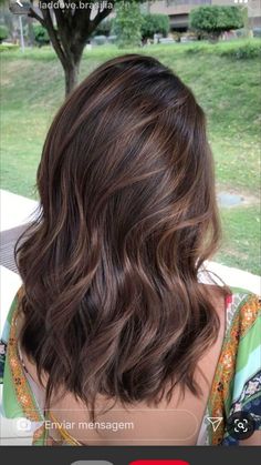 Chocolate Hair With Lowlights, Fall Balyage Long Hair Brunettes, Black Hair Balayage, Brown Hair Looks, Brown Hair Inspo, Brunette Balayage, Chop Chop, Brunette Hair With Highlights, Dark Hair With Highlights