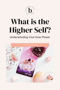 the cover of what is the higher self?, with text overlaying it