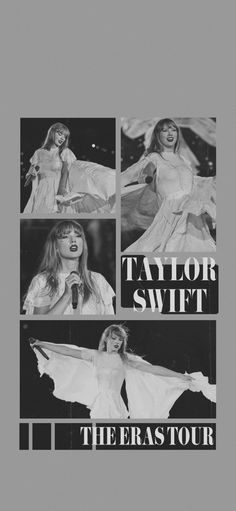 taylor swift's concert poster for her tour