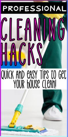 cleaning hacks that are easy to use and quick to get your house cleaner clean