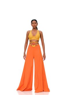 The ILO HIGH WAIST PANTS features the beautiful, in-house designed SUNSET embroidery on the narrowest point of the waist to hug the body in all the right places. Sunset Embroidery, Embroidered Corset, Andrea Iyamah, Ultra Wide, High Waist Pants, 20's Dress, High Rise Pants, Black Excellence, Dress Cover