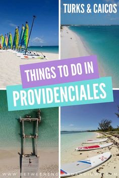 there are many different pictures with the words things to do in provindenciables