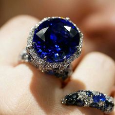 The sapphire shade I like Promise Land, Exotic Jewelry, Power Ring, Soldering Jewelry, Expensive Jewelry, Beaded Ornaments, Jewelry Diamond, Traditional Indian