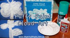 the craft kit is ready to be made with puffy paint