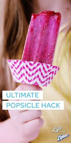 the ultimate popsicle hack for kids is easy to make and uses only two ingredients