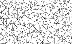 an abstract black and white background with many intersecting lines in the shape of cubes