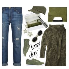 "lazy days n0.3" by paperdollsq ❤ liked on Polyvore featuring prAna, Polaroid, Current/Elliott, Reebok, Simon Miller, MAC Cosmetics, Gucci, denim, LazyDay and chunkyknits Gucci Denim, Simon Miller, Lazy Days, Lazy Day, Fashion Stylist, Polyvore Fashion, Mac Cosmetics, Riding Boots, Work Outfit