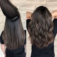 Brown Hair Inspo, Brunette Balayage Hair, Brown Hair Balayage, Ombré Hair, Balayage Brunette, Brown Blonde Hair, Hair Color And Cut, Inside And Outside