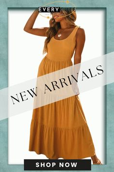 Yellow Sleeveless Ruched High Waist Maxi Dress Sleeveless Ruched Maxi Dress, Casual Ruched Sleeveless Dress, Sleeveless Ruched Solid Maxi Dress, Casual Sleeveless Ruched Dress, Ruched Sleeveless Dress For The Beach, Solid Color Ruched Sleeveless Beach Dress, Feminine Yellow Sleeveless Maxi Dress, Yellow A-line Sundress Maxi Dress, Casual Yellow Non-stretch Maxi Dress