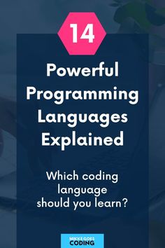 What are the most popular programming languages to learn? If you're new to coding, check out these 14 powerful languages to start learning. Find out what each of them is used for in web development and find the right language to learn to start a career or become a freelancer and make money coding. #mikkegoes Code Language, Portfolio Website Inspiration, Languages To Learn