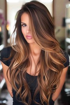 Brown Hair Trends, Caramel Blonde Hair, Honey Brown Hair, Vibrant Hair, Gorgeous Hair Color, Brown Hair With Highlights, Summer Hair Color