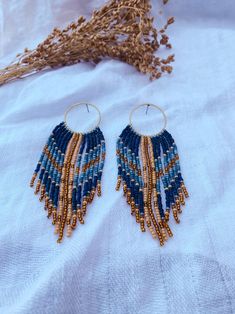 Denim Cowgirl Fringe Earrings Stud Base Gifts for Her - Etsy Seed Bead Stud Earrings, Cowgirl Fringe, Bead Stud Earrings, Denim Cowgirl, Denim Earrings, Earrings Western, Beaded Earrings Patterns, Earrings Stud, Earring Patterns