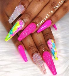 Nail With Jewels, Inspiring Nails, Bling Nail Art, Summer Nail Ideas, Classy Nail Designs, Nail Jewels, Nails Design With Rhinestones, Really Cute Nails, Beach Nails