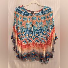 Nwt! Nicky Hilton X Tolani Blouse. Size M. Originally $193. Designer Top At It’s Best! Super Diverse! Can Wear With Denim Or White Jeans Or A Dressy Skirt! Can Dress Up Or Down! Flowy & Super Comfortable! Summer Viscose Tunic Top, Chic Multicolor Flowy Top, Flowy Printed Top For Brunch, Flowy Patterned Top For Spring, Flowy Patterned Spring Top, Spring Flowy Patterned Tops, Chic Tops With Vibrant Print For Brunch, Chic Vibrant Print Tops For Brunch, Chic Flowy Multicolor Blouse