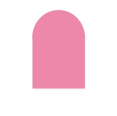 a pink arch on a white background