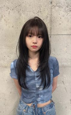 Kawaii Haircuts Long, Long Hair With Bangs Layers, Korean Hime Haircut, 2016 Fantasy Haircut, Japanese Haircut Bangs, Sawako Haircut, Japanese Long Hairstyle, Japanese Layered Haircut, Layered Hime Haircut