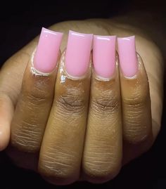 Natural Acrylic Nails, Spring Acrylic Nails, Acrylic Nail Set, Colored Acrylic Nails, Girly Acrylic Nails, Cute Acrylic Nail Designs, Simple Acrylic Nails, Short Square Acrylic Nails, Exotic Nails